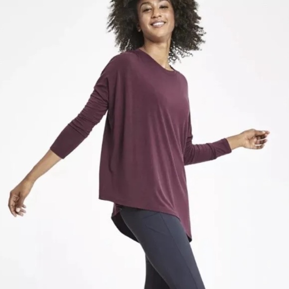 Athleta Cloudlight Asymmetrical Top - Picture 1 of 7